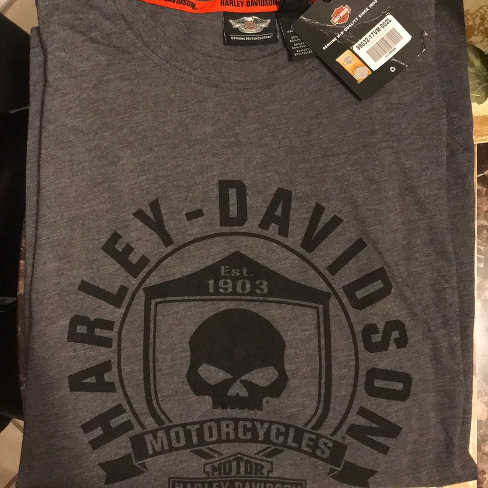 Men’s Harley Davidson Gray T shirt